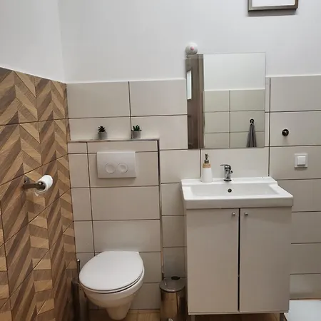 Apartmán Przestronny Luksusowy Apartament, Klimatyzacja, Duzy Parking, Zameldowanie 24h, 2 Sypialnie, Salon, Kuchnia, Pralnia, Monitoring, 95mkw *