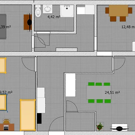 Przestronny Luksusowy Apartament, Klimatyzacja, Duzy Parking, Zameldowanie 24h, 2 Sypialnie, Salon, Kuchnia, Pralnia, Monitoring, 95mkw Lejlighed